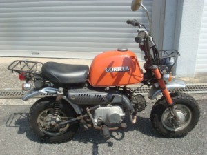 バイク買取実例ゴリラ