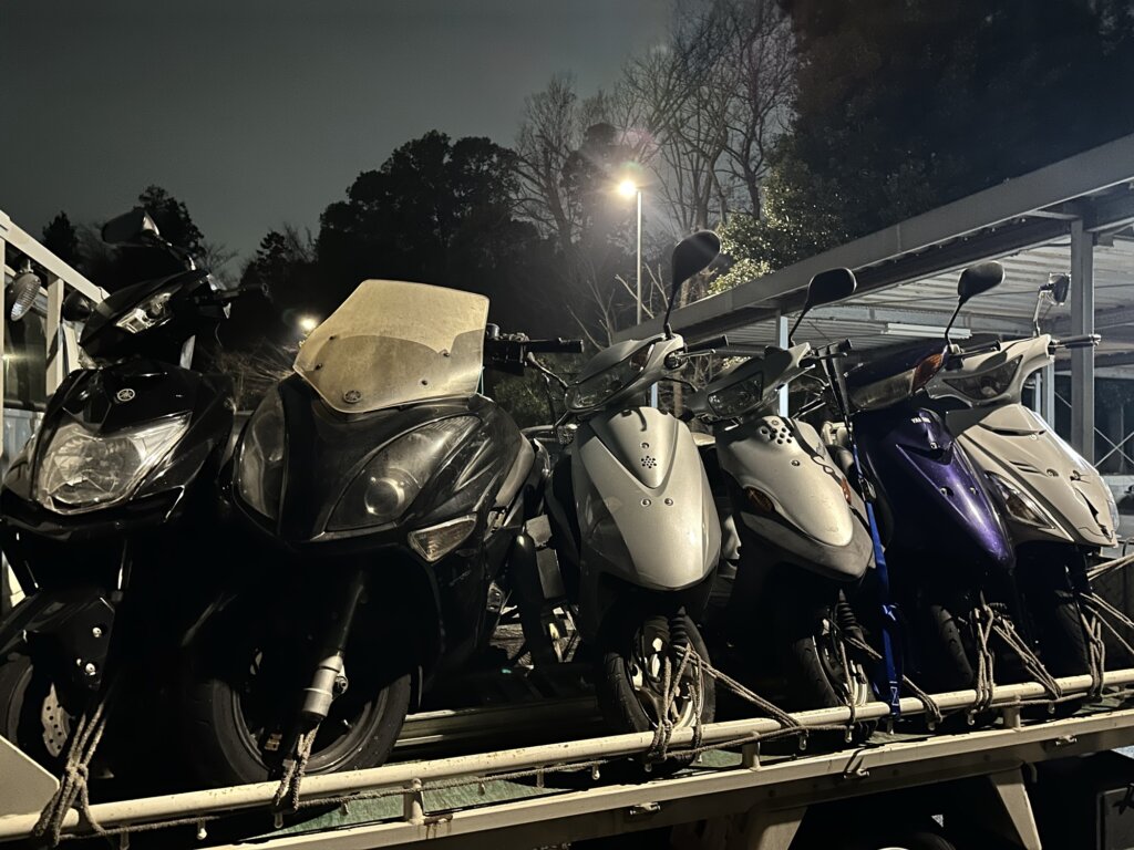事故車・故障車も完全無料回収｜不要になった原付・スクーターの回収実例