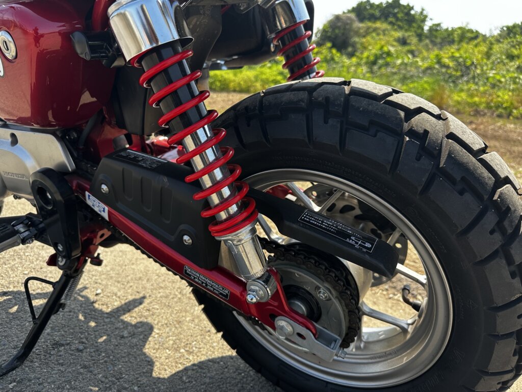 モンキー125 リアサスペンション 足回り状態