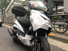 事故車のシグナスXSR