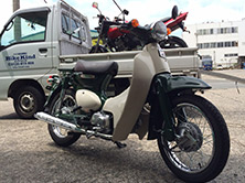 エンジンのコンディションのいいオートバイ