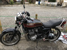長期放置車のZRX-2