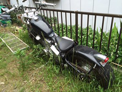 放置バイク