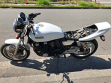 転倒事故車